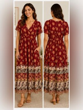 Madewell | Dresses | Madewell Brown 0 Silk Maxi Dress